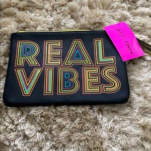 Betsy Johnson Real Vibes Kitsch pouch